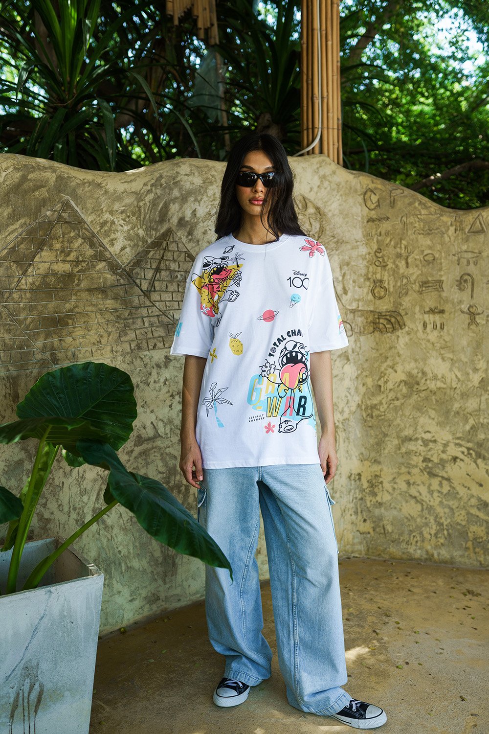 Stitch D100 Oversized T-shirt - BonkersCorner