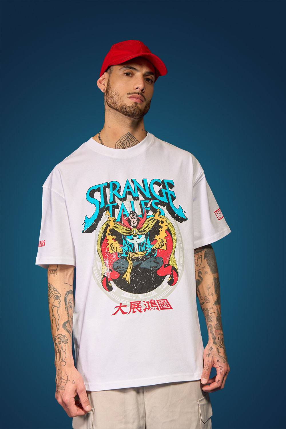 Strange Tales Oversized T-shirt - BonkersCorner