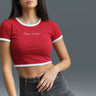 Taylor Version Ringer Crop Top - BonkersCorner