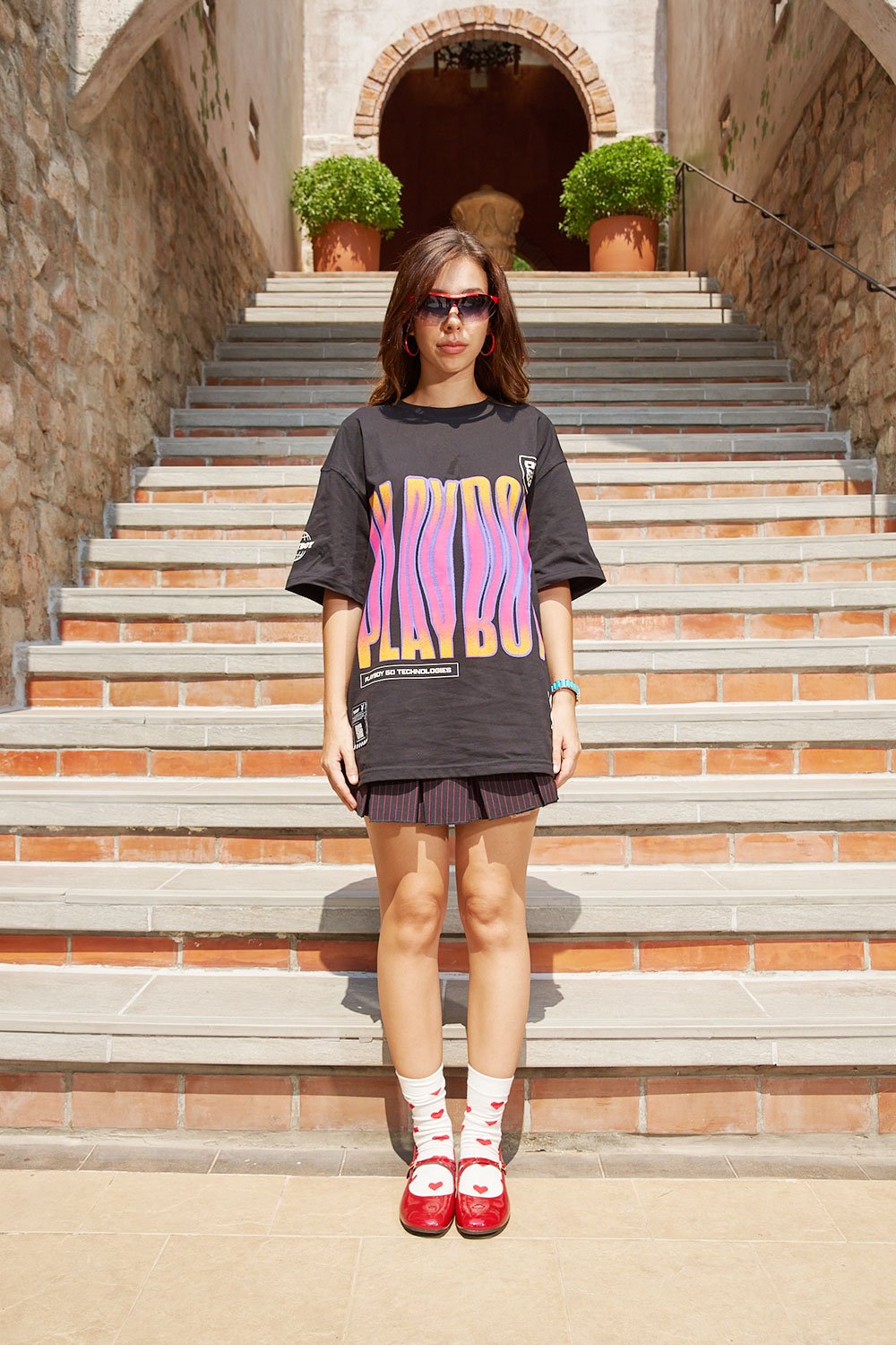 Technicolor Oversized T-shirt - BonkersCorner