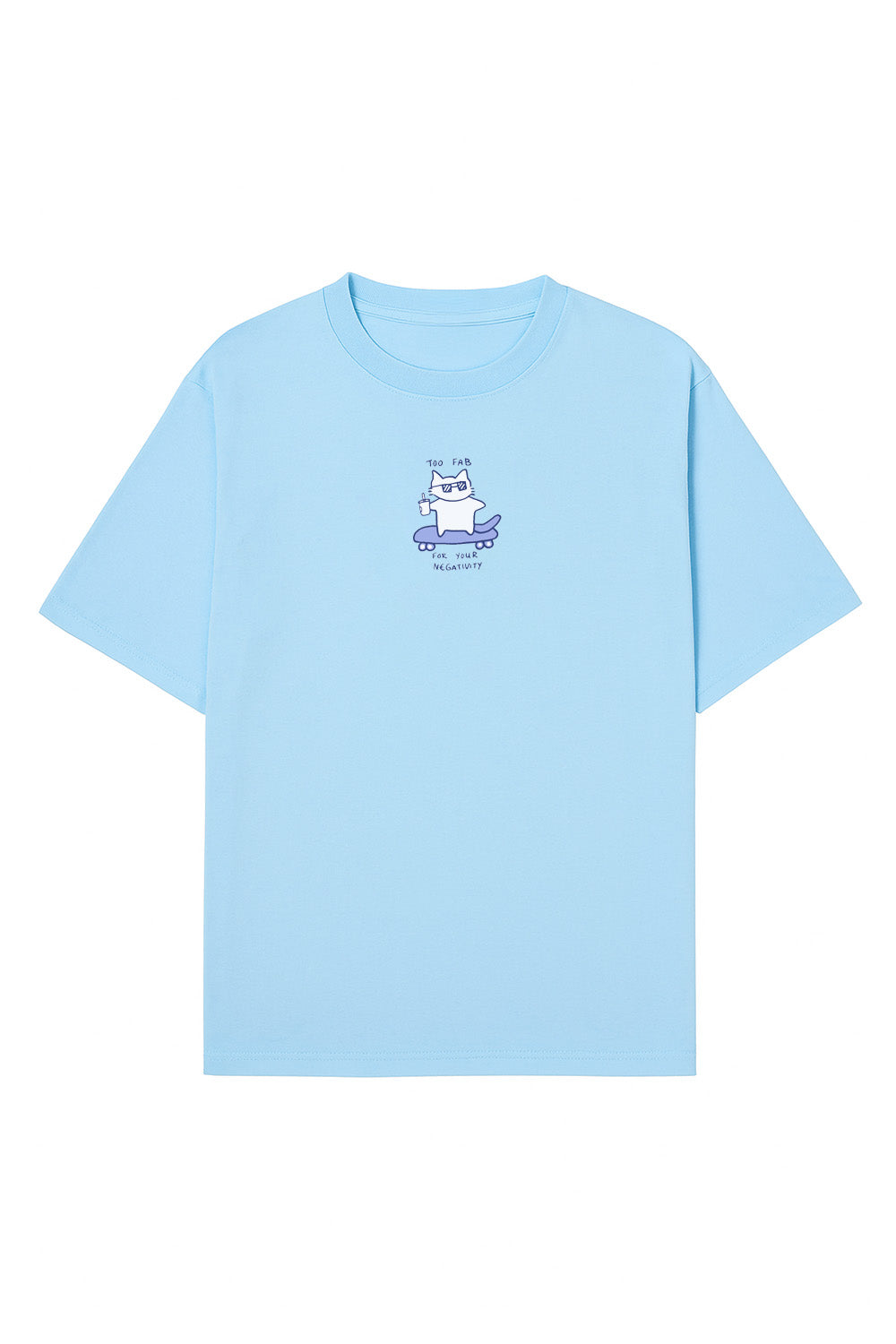 Sk8tr Cat Oversized Tee - BonkersCorner