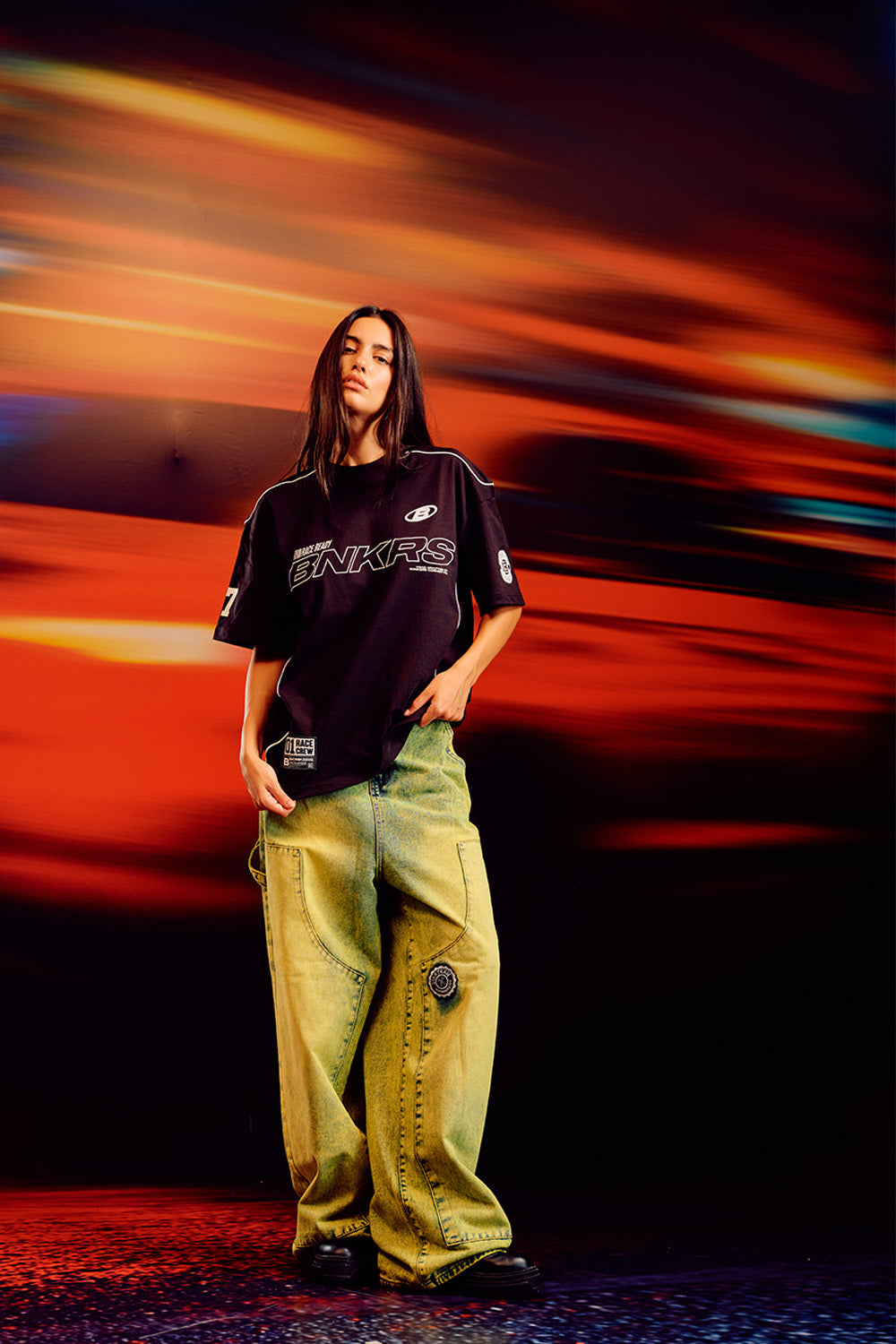 Trackside Oversized T-shirt - BonkersCorner