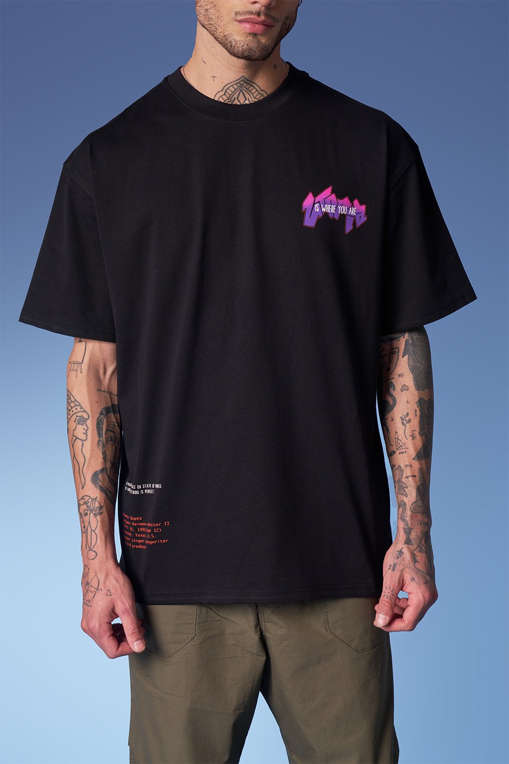 Travis Scott Utopia Merch LA Sofi Stadium T-shirt Sz M Travis Scott Utopia Merch LA Sofi Stadium T-shirt Sz M