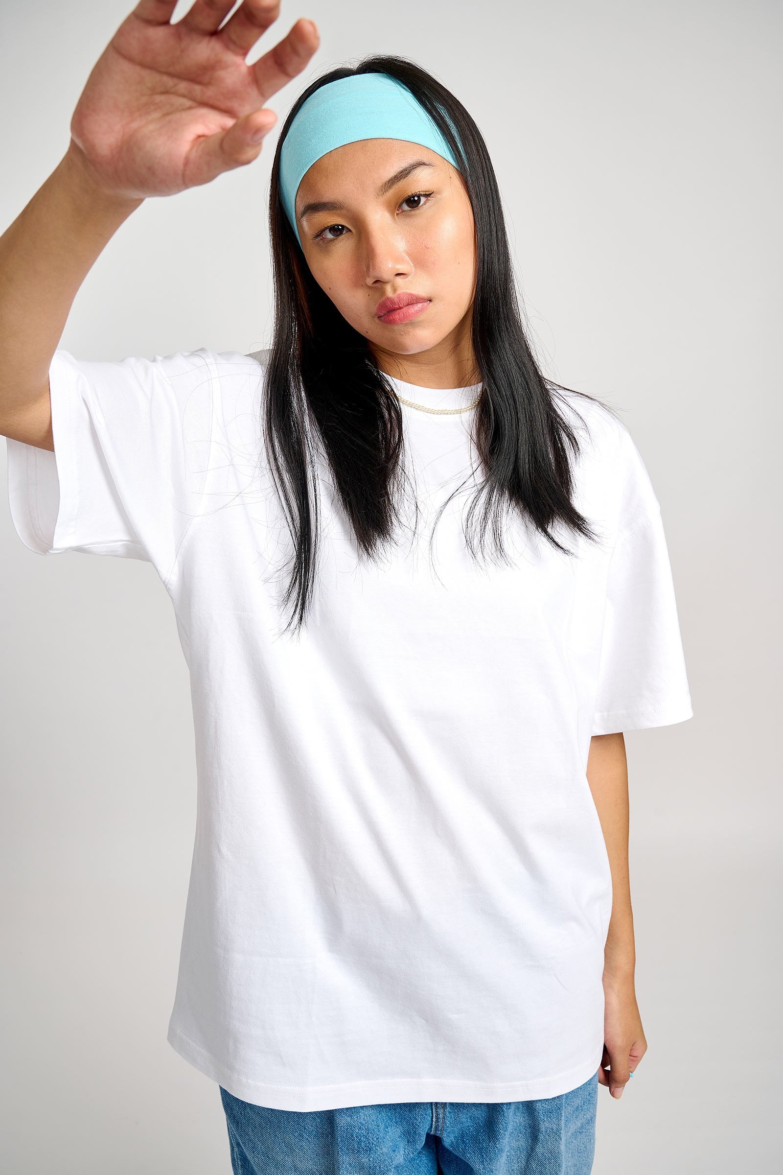 White Heavyweight Oversized T-shirt