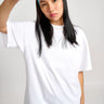 White Heavyweight Oversized T-shirt - BonkersCorner