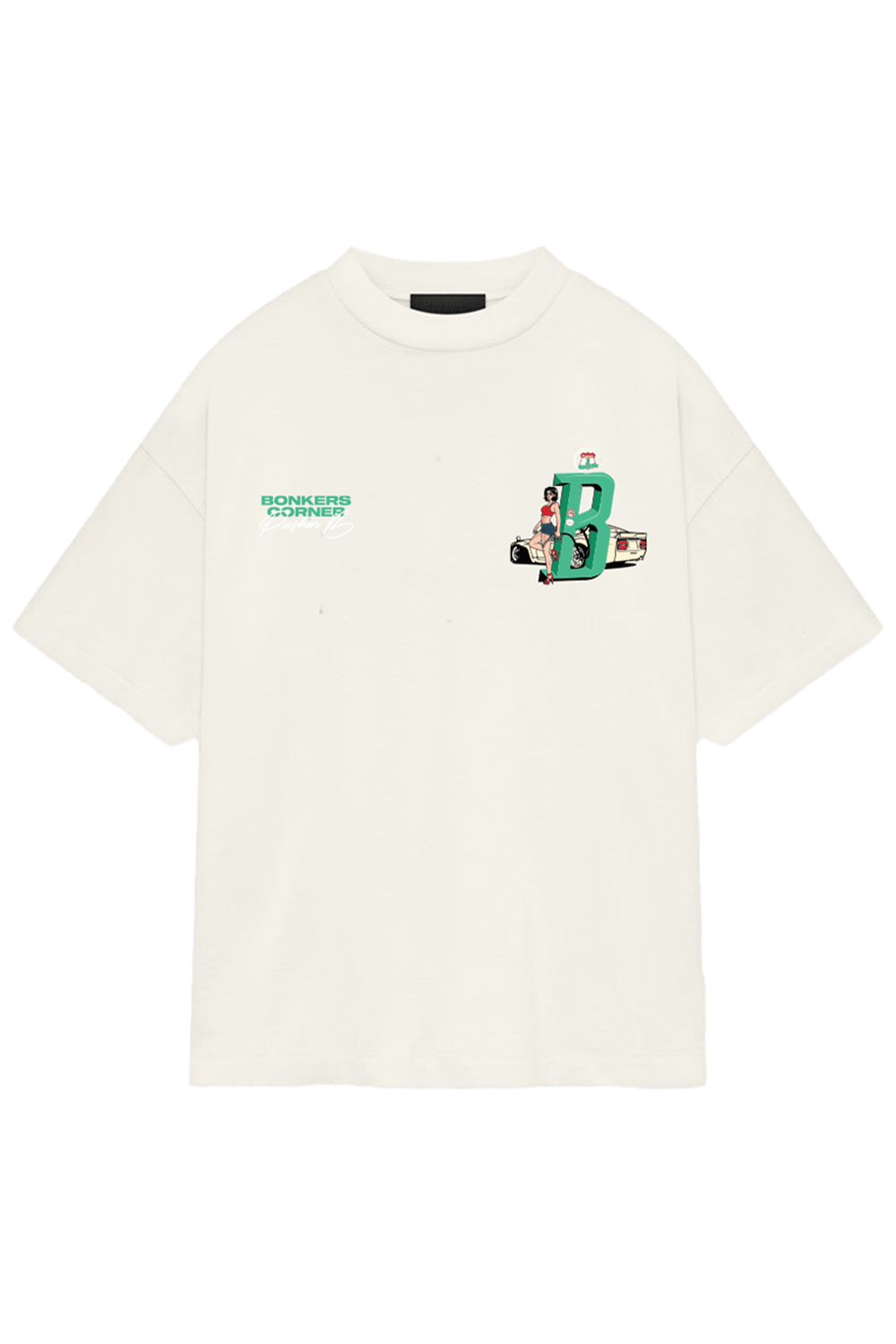 Pushing Hard Oversized T-shirt - BonkersCorner