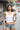 White Polyamide Square Neck Top - BonkersCorner