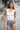 White Polyamide Square Neck Top - BonkersCorner