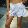 White Utility Shorts - BonkersCorner
