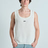 White Knit Tank - BonkersCorner