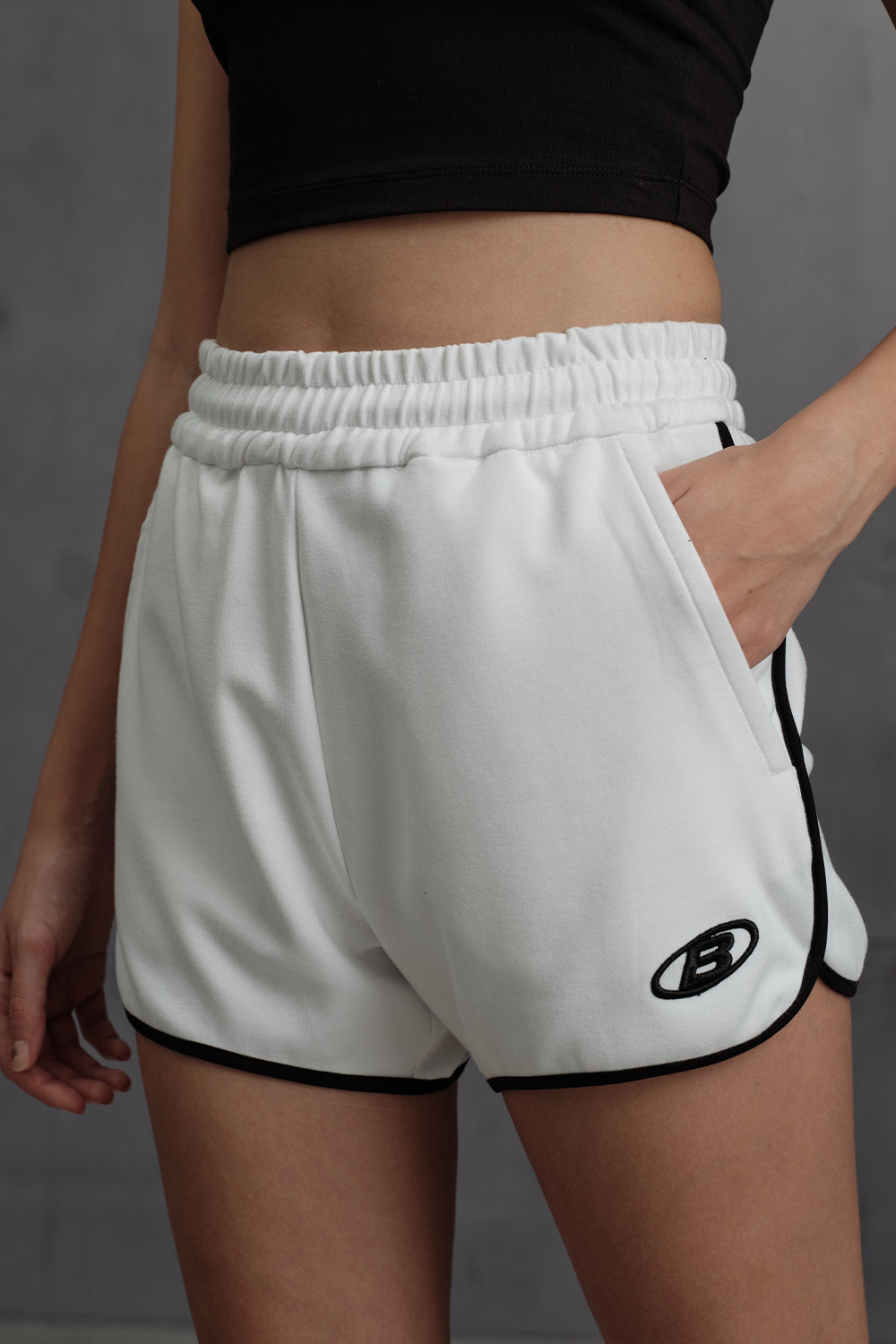 Grindset White Shorts - BonkersCorner