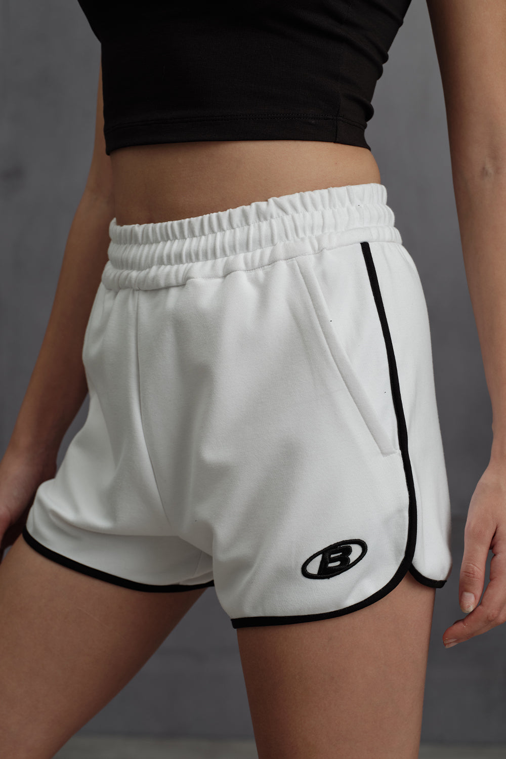 Grindset White Shorts - BonkersCorner