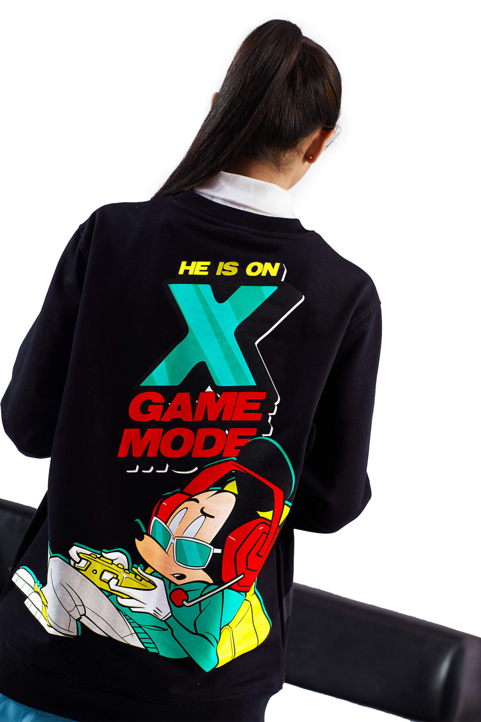 X Game Mode Oversized Sweatshirt - BonkersCorner