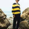 Yellow Stripe Heavyweight Polo - BonkersCorner