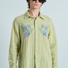 Yellow Tropic Stripe Shirt - BonkersCorner